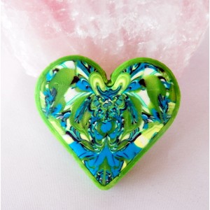Tyrkysovo-zelené srdce